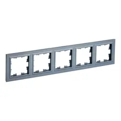 Frame IEK BR-M52-K35 BRITE 5 universal marengo