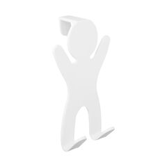 Hook double Bisk City white