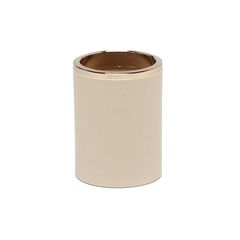 Glass for toothbrushes Primanova Lenox Beige-Gold