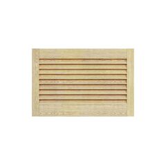 Doors wooden panel jalousie Woodtechnic pine 395х494