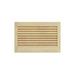 Doors wooden panel jalousie Woodtechnic pine 395х494