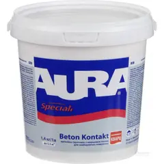 Грунт Eskaro Aura Beton Kontak 1 л розовый