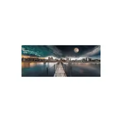A Picture on canvas Styler ST648 MOON C SILVER 60X150