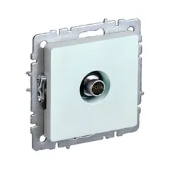 Розетка IEK TV BRITE RTV11-0-BrZh оконечная жемчуг