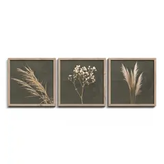 Картина Styler FR391 Pampas 30x30 см 3шт