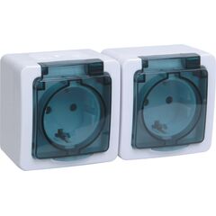 Розетка IEK ERMP22-K03-16-54-EC 2 IP54 с заземлением