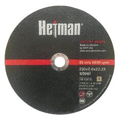 Диск отрезной по металлу Hetman 41 14А 230x2x22.23 мм