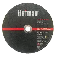 Диск отрезной по металлу Hetman 41 14А 230x2x22.23 мм