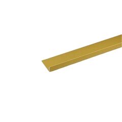 Aluminum corner Arcansas 1000X40X15 mm gold