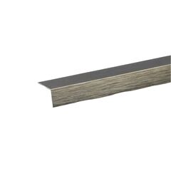 Aluminum corner Arcansas 1000X10X10 mm titanium glossy
