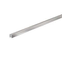Aluminum corner U-shaped  Arcansas chrome 10x10x2000 mm