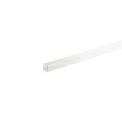 Aluminum corner U-shaped  Arcansas white 10x10x1000 mm