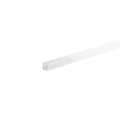 Aluminum corner U-shaped  Arcansas white 10x10x1000 mm