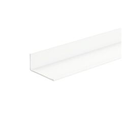 Aluminum corner Arcansas 1000X10x10 mm white
