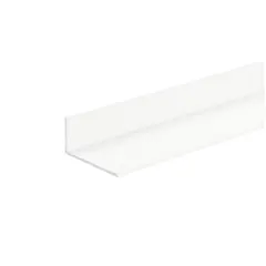 Aluminum corner Arcansas 1000X10x10 mm white