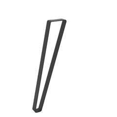 Table leg REI 2-903.710.18P black 710 mm