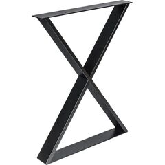 Table leg REI X-shaped 5-914.6071.18P black 710х600 mm