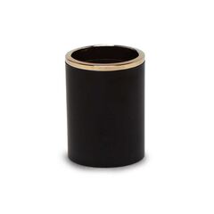 Glass for toothbrushes Primanova Lenox Black-Gold
