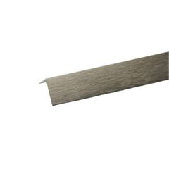 Aluminum corner Arcansas 1000X30X15 mm titanium glossy