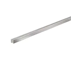 Aluminum corner U-shaped  Arcansas chrome 10x15x1000 mm