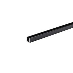 Aluminum corner U-shaped  Arcansas black 10x10x1000 mm
