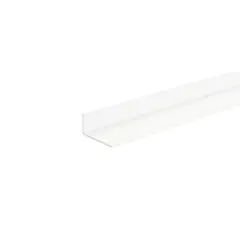 Aluminum corner Arcansas 2000X10x10 mm white