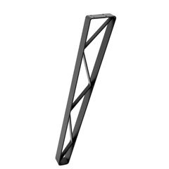 Table leg REI 2-904.710.18P black 710 mm