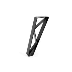 Table leg REI 2-904.400.18P black 400 mm
