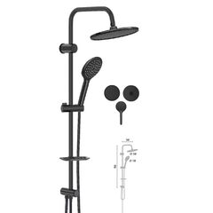 Душевая система Valtemo Deluxe Jet Black VS-2543