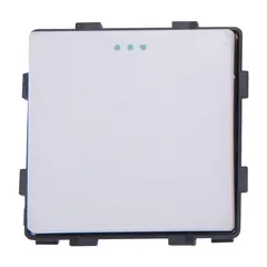 Выключатель Socket Style Cross 1 кл 1G-3W белый