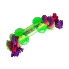Puppy toy bone with rope Pet Interest 22cm