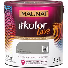 საღებავი ინტერიერის Magnat Kolor Love 2.5 ლ KL16 მუქი ფერფლისფერი