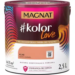 Краска интерьерная Magnat Kolor Love 2.5 л KL40 соленая карамель