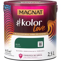 Interior paint Magnat Kolor Love 2.5 l KL25 green