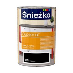 Enamel nitro black Śnieżka N105 0.8 l