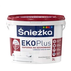 საღებავი ინტერიერის Sniezka Eko Plus 3 ლ თეთრი
