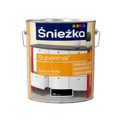 Enamel nitro black matte Śnieżka N105 10 l