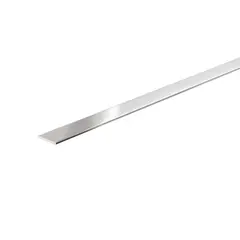 Aluminum strip Arcansas silver 25x2x1000 mm