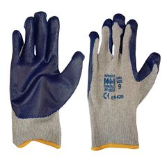 Latex coated gloves M2M P-XY-LB02 S9