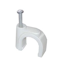 Bracket IEK 10mm round plastic 100pcs