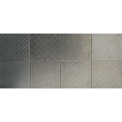 Porcelain tile Ceramica Tauro S.L. Metal Silver Porc 22,5x22,5cm