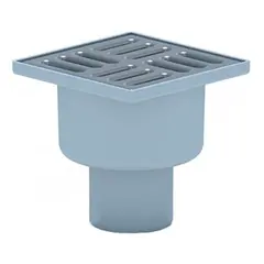 Stainless steel lattice drain ANI PLAST 50 10x10 TA5202EU