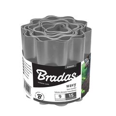 Lawn wavy border Bradas OBFGY 0920 9 m х 20 cm gray