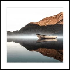 Картина в рамке Styler AB189 BROWN BOAT 50X50