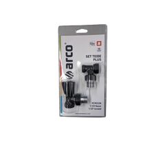 Radiator valve kit Arco 1/2H-1/2M PPR Black
