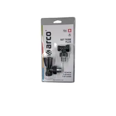 Radiator valve kit Arco 1/2H-1/2M PPR Black