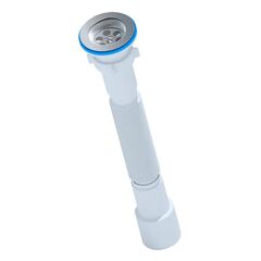 სიფონი გოფრირებული გაგრძეძელბა ANI PLAST 1 1/2"*40-50 G116EU