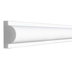 Molding Solid UHD 03/15 white 8x15x2000 mm