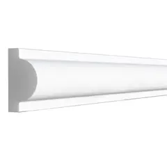 Molding Solid UHD 03/15 white 8x15x2000 mm
