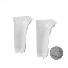 Inside corner for plinth VOX PVC Esquero E-631 oak grey 2 pc.